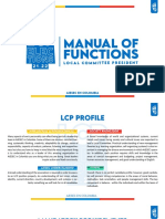 Manual Of: Functions