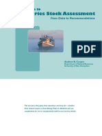 A Guide to Fisheries Stock Assessment: From Data to Recommendations