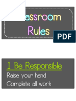 Bright Classroom Rules PDF