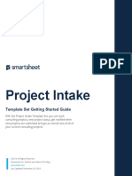 Project Intake Getting Started Guide