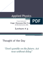 Applied Physics Lecture