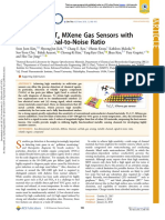 Metallic Ti C T Mxene Gas Sensors With Ultrahigh Signal-To-Noise Ratio