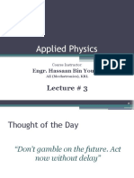 Applied Physics Lectures
