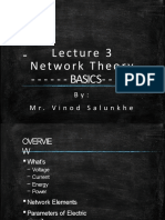 Network Theory - BASICS - : By: Mr. Vinod Salunkhe