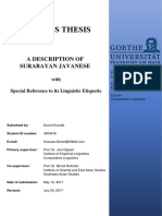 A Description of Surabayan Javanese With PDF