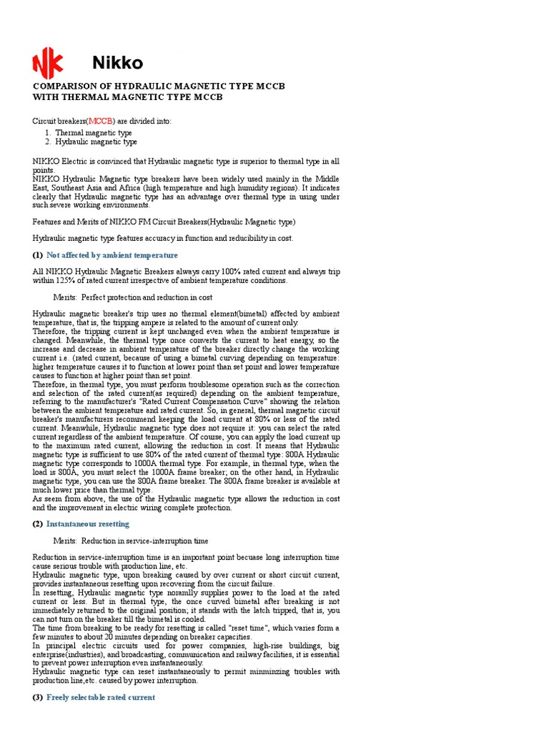 Hydraulic VS Thermal PDF Physics