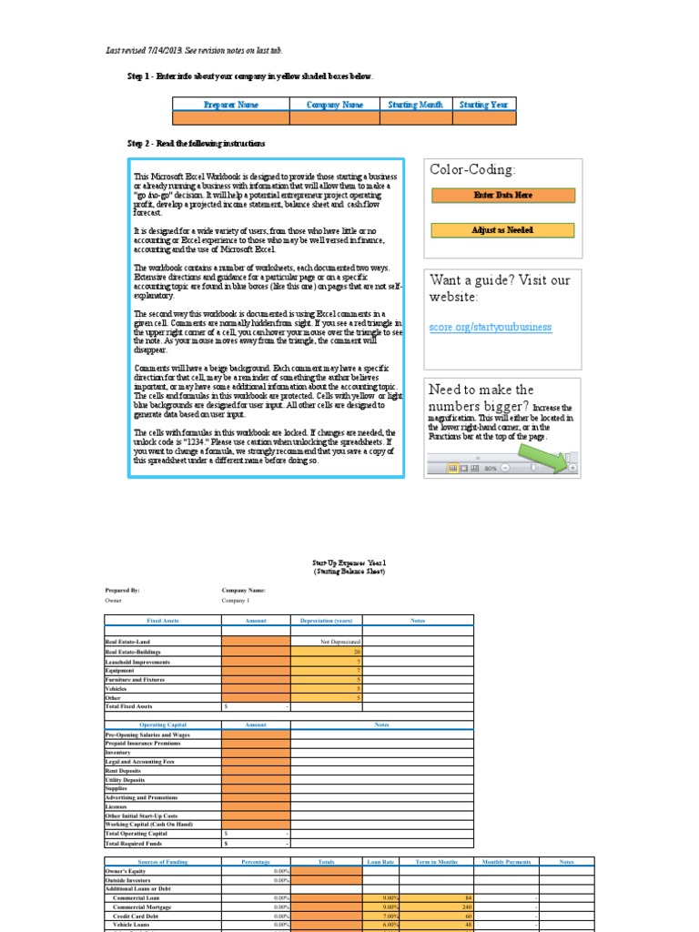 Financial Projections Excel Spreadsheet | PDF | Payroll Tax | Payroll