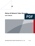 Dahua AI Network Video Recorder User's Manual V1.0.7 PDF