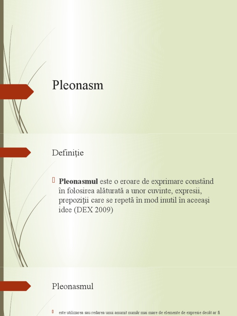 Pleonasm | PDF