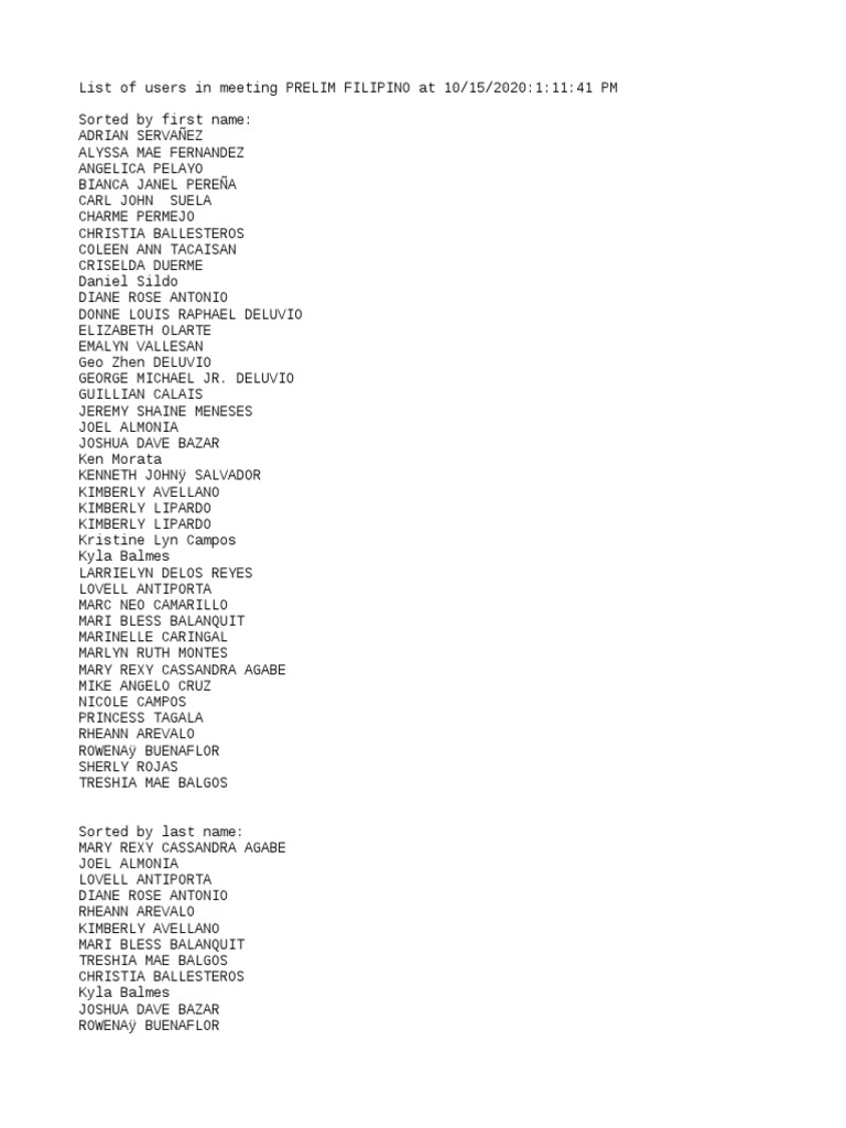 Save Users List 1602738701636 | PDF