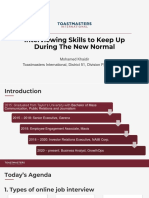 Interviewing Skills To Keep Up During The New Normal