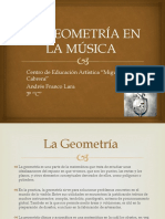 La Geometría en La Música