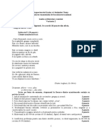 Limba Romana Bac Var 2 PDF