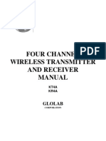 Four Chanel Wireless Transmitter Amplifier Receiver Schematics