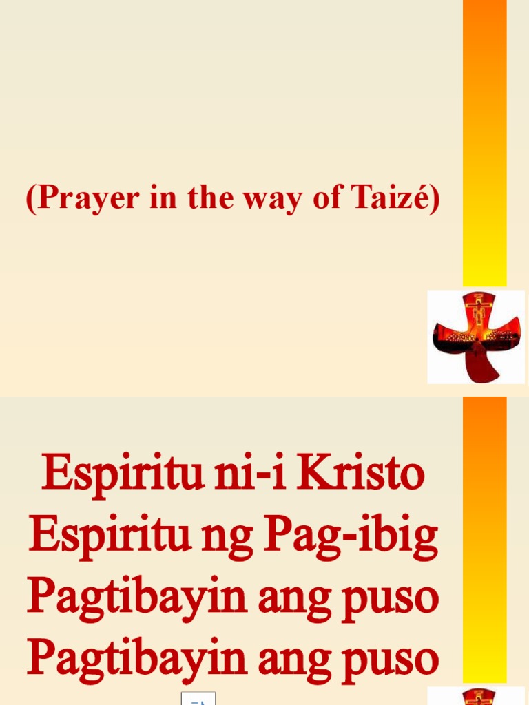Taizé Prayer for the Philippines | PDF