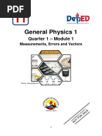 GENERAL PHYSICS 1 Module 1 Q1