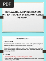 BUDAYA DALAM PENINGKATAN PATIENT SAFETY DI LINGKUP KERJA PERAWAT