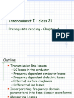 Interconnect I - Class 21: Prerequisite Reading - Chapter 4