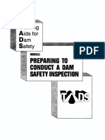 Preparing To Conduct A Dam Safety Inspection: Training Aids For Safety