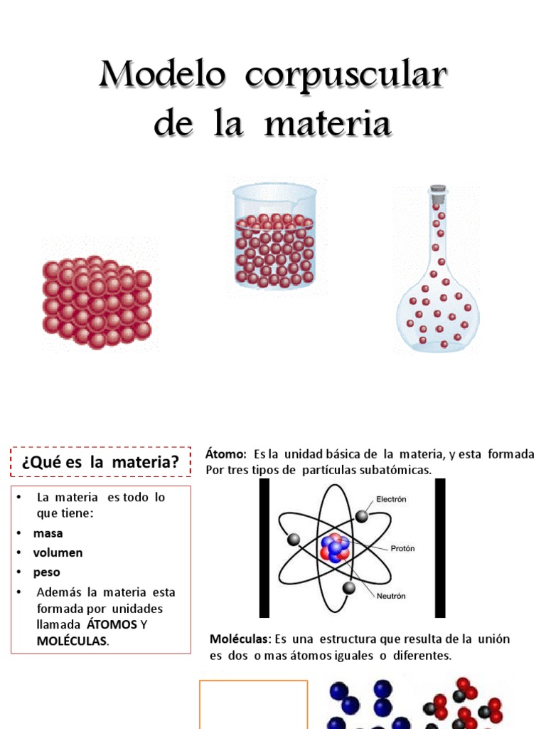 nm7 Basico Modelo Corpuscular de La Materia | PDF | Calor | Importar