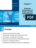 External Economies of Scale and The International Location of Production