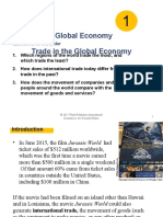 Trade in The Global Economy Trade in The Global Economy: Questions To Consider
