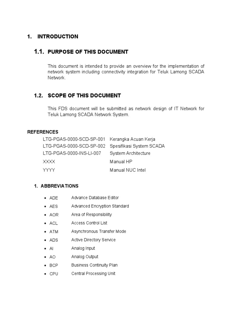 Functional Design Specification Network | PDF | Quality Of Service ...