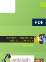 Popular Poems in The Philippines