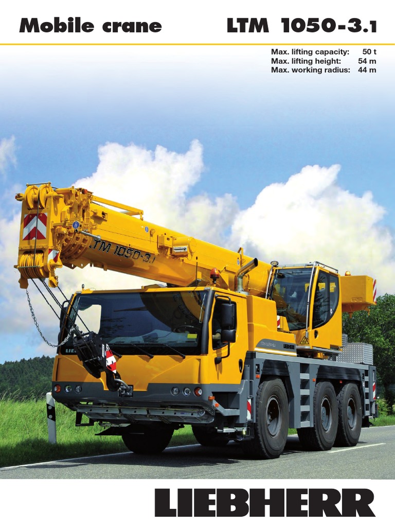 【ジャンク】LIEBHERR モバイルクレーン LTM 1050-3.1 コンパクトモバイルクレーン LTC 1050-3.1 - Liebherr