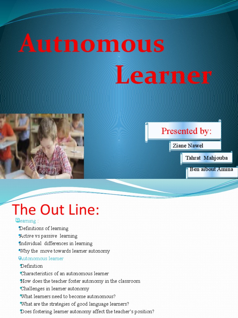Understanding Autonomous Learners | PDF | Autonomy | Neuropsychology