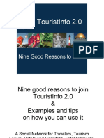 TouristInfo 2.0 - 9 Good Reasons to Join