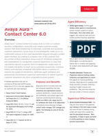 Avaya Aura Contact Center 6.0: Agent Efficiency