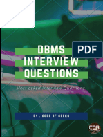 DBMS Interview Questions (Codeofgeeks) PDF