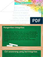 Tokoh Yang MEMILIKI Integritas TINGGI