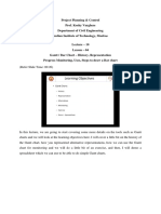 Project Planning & Control Prof. Koshy Varghese Department of Civil Engineering Indian Institute of Technology, Madras