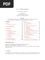 C++ Coding Standards: The Corelinux Consortium Revision 1.6 Created On May 8, 2000