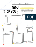 The Story of You Activity Printable Worksheet
