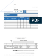 Job Card: IME - 153 Engineering Equipment and Maintenance Learning Material 2/ Activity 2