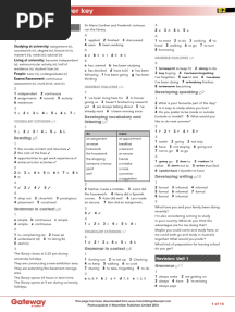 B2 Workbook Answer Key