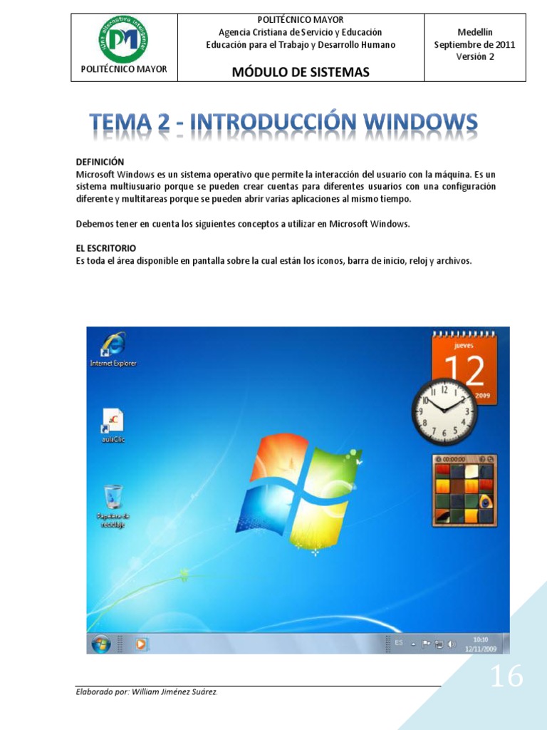 Guia de Windows 7 | PDF | Ventana (informática) | Archivo de computadora