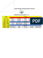 Horario 11° B