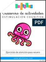 EC0004 Cognitiva Atencion Verano Edufichas PDF