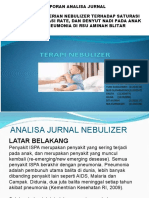 Analisa Jurnal Nebulizer (RS Harapan Kita)