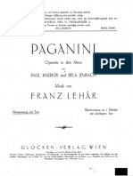 Lehar F. - Paganini - 1925