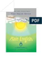 Plain English Service: National Adult Literacy Agency