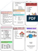 Leaflet Imunisasi (HB0, BCG, DPT,Polio,Campak)