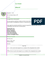 APPENDIX C Letter For Validator