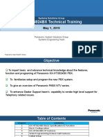 KX-HTS824BX Technical Training: Systems Solutions Group