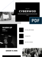 WOD 2020: CYBERWOD HWPO Warm Up & EMOM HIIT Circuit