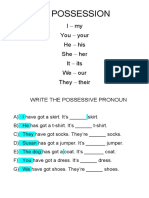 Possessives